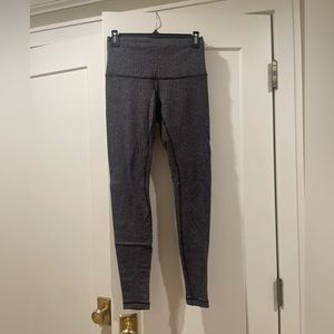 Lululemon Wunder Pants. Size 4/6. Worn once. Winter leggings/warm. Sweat proof